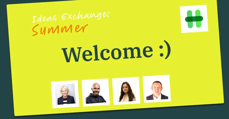Summer Ideas Exchange - Agenda